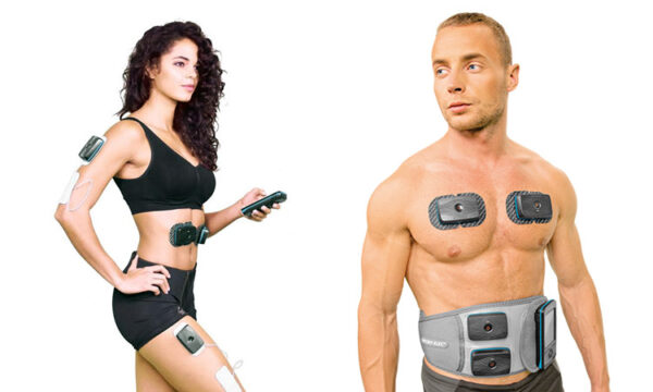 Electrostimulateur musculaire Free Action Sport-Elec inalambrique 4 moteurs 4 canaux 14 programmes + ceinture abdominale ergonomique