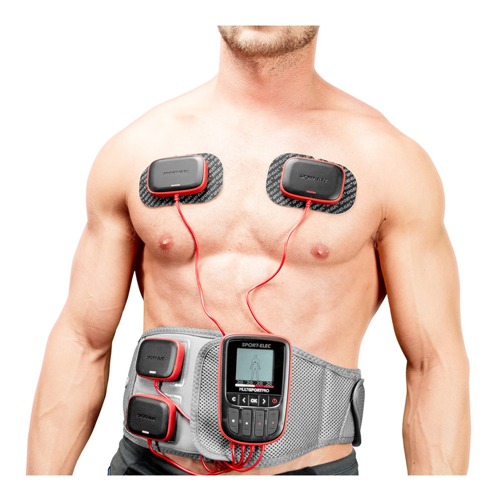 Cinturón abdominal ergonómico para estimuladores musculares Sport-Elec  Multisportpro, Free Action y Body Beautiful - Electrotens