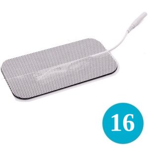 Electrodes auto-adhesives Sport-Elec 16 unités 89X50 mm conexion 2 mm