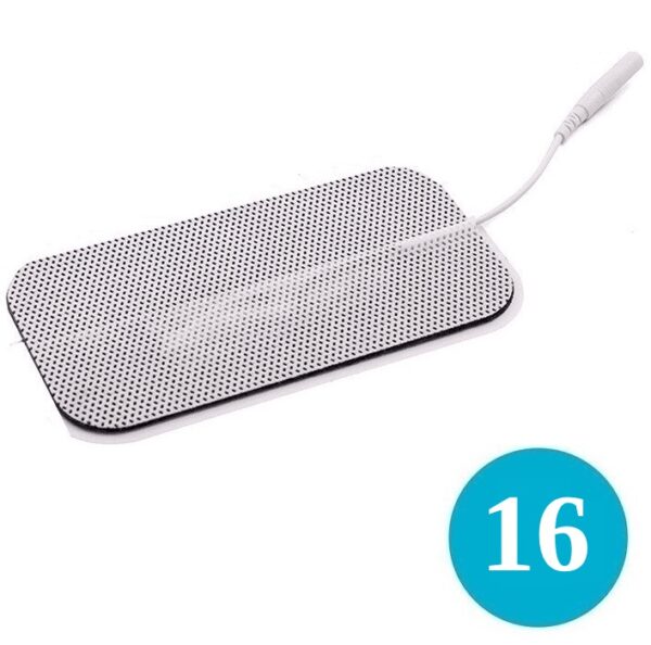 Electrodes auto-adhesives Sport-Elec 16 unités 89X50 mm conexion 2 mm