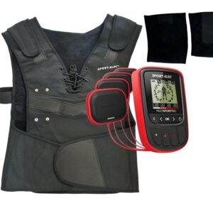 Electroestimulador muscular Sport-elec Multisport Pro 4 canales 94 programas Chaleco Brazaletes