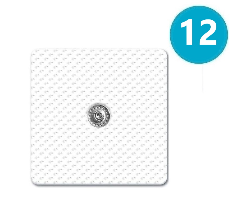 Electrodes auto-adhesives 50x50mm 12 unités compatibles Compex Electrodes auto-adhesives 50x50mm 12 unités compatibles Compex